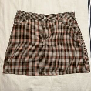John Galt Plaid Skirt